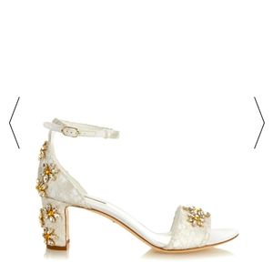 Dolce & Gabbana Daisy Crystal Embellished Sandals